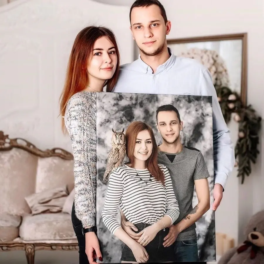 Картина Обличчя, посмішка та зачіска s34645