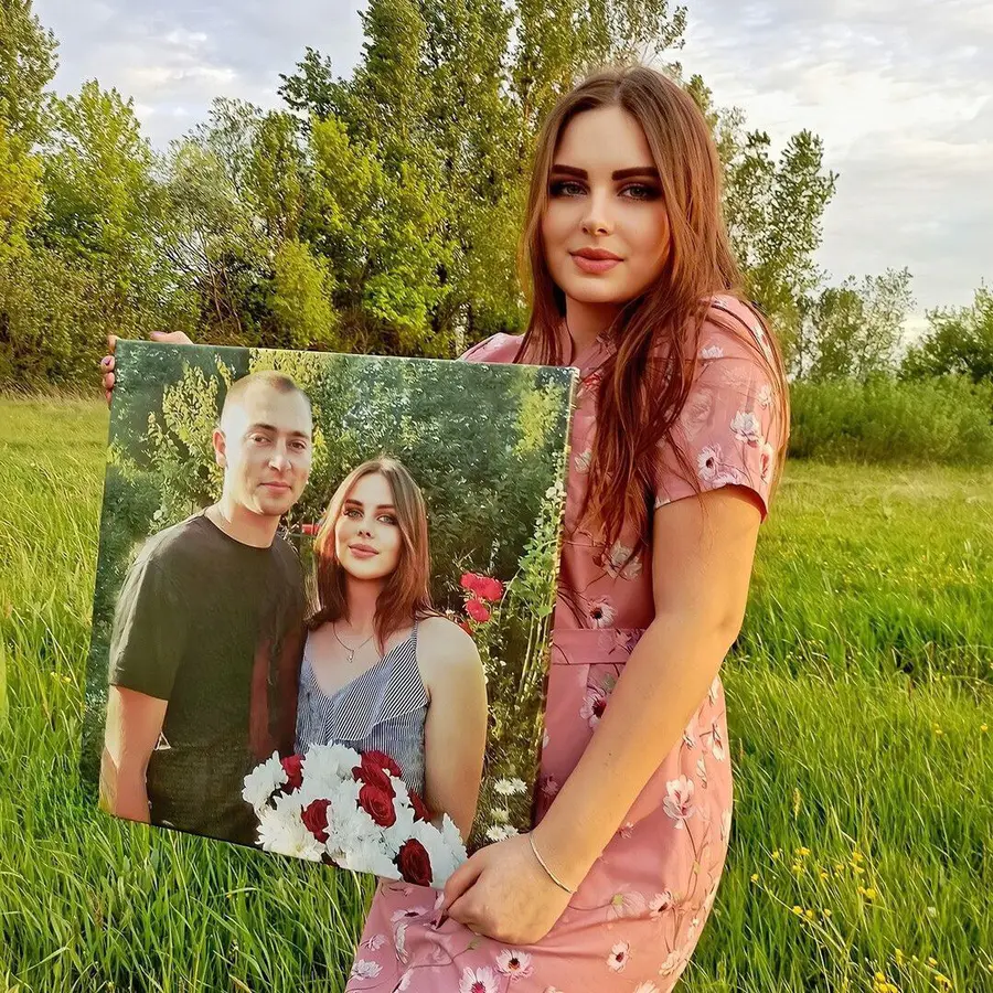 Картина Волосся, рослини і небо s34714